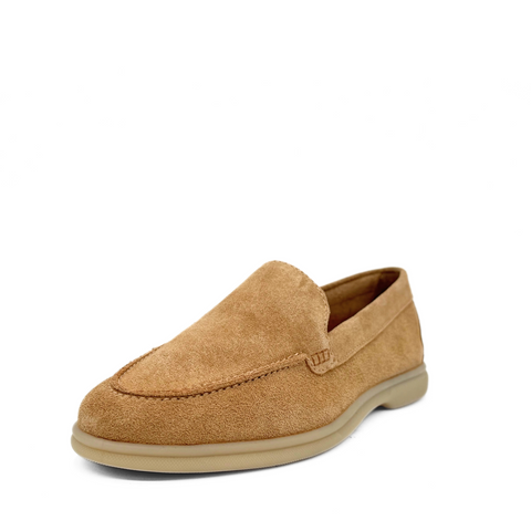 Lama Suede Loafers Tan