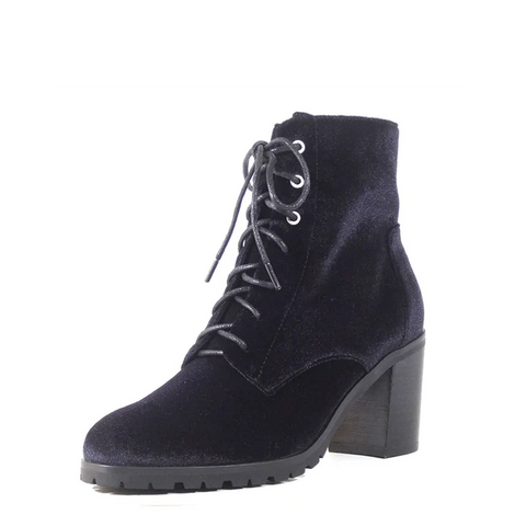 Timothy Velvet Booties