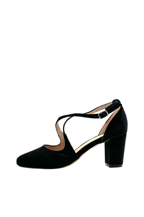 Oren Velvet Mary Jane Heels
