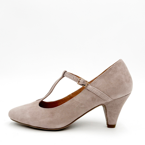 Gin T-Strap Heels