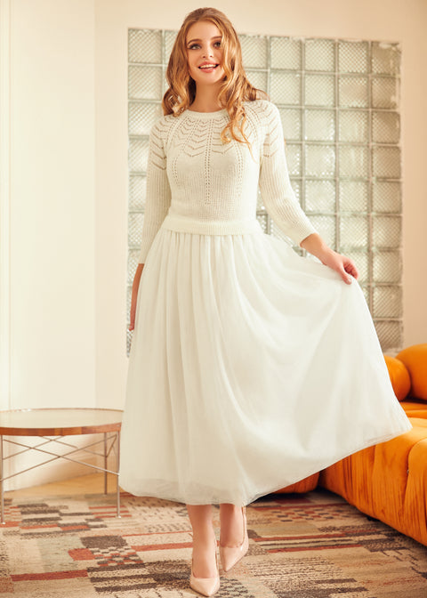 Flaunt Where You Want Twofer Tulle Dress