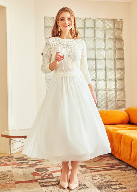 Flaunt Where You Want Twofer Tulle Dress