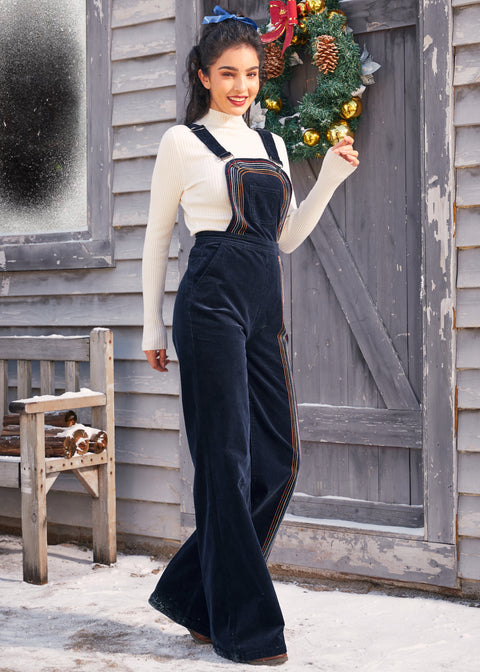 Rainbow With Me Corduroy Overalls