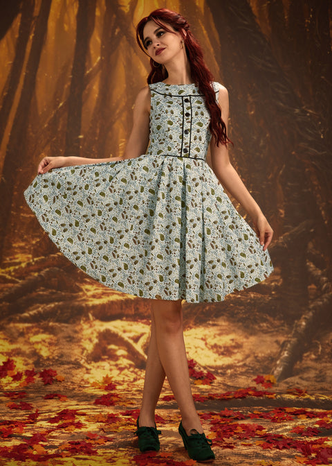 Elizabeth Dress in Hedgehogs