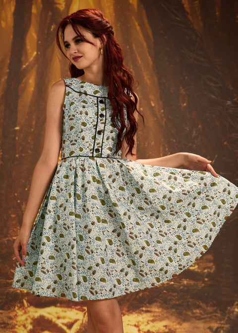 Elizabeth Dress in Hedgehogs