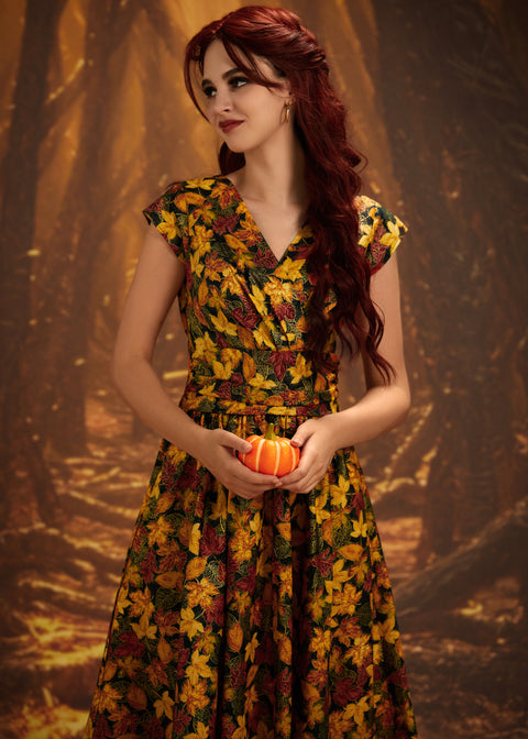 Leaves Greta Dress