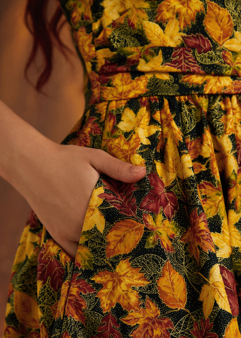 Leaves Greta Dress