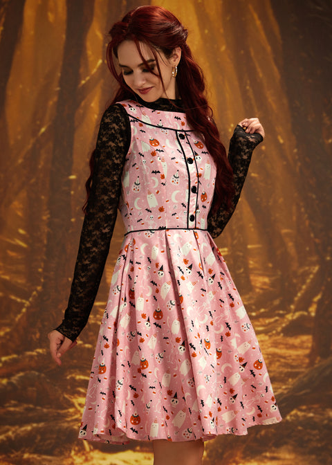 Elizabeth Dress in Pink Halloween