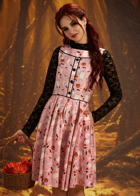 Elizabeth Dress in Pink Halloween