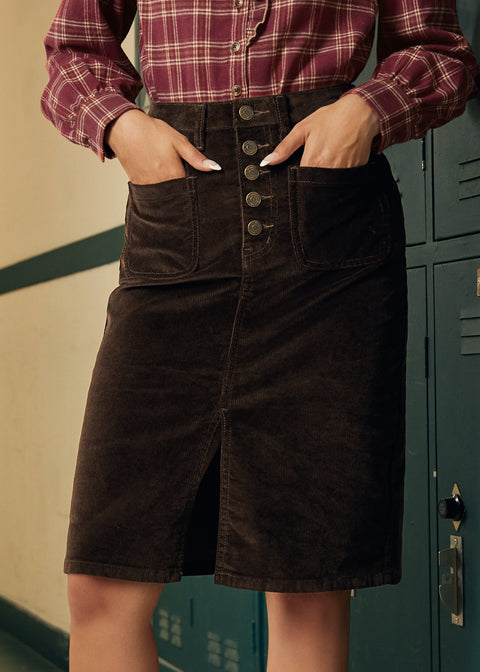 Buttoned Up & Brilliant Skirt