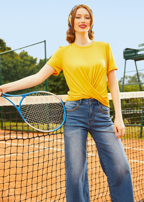 Twist Of Fun Knit Top