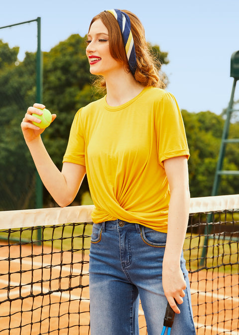 Twist Of Fun Knit Top (Final Sale)