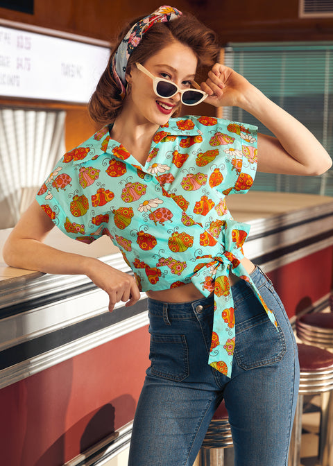 ModCloth x Marisol Muro Fabulous Fantasies Wrap Top