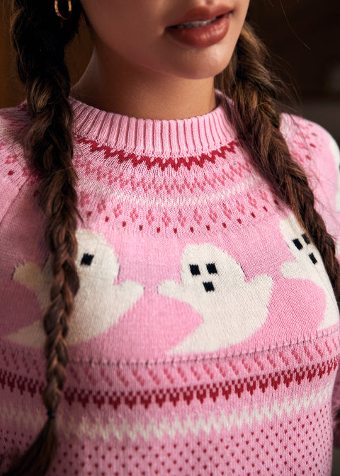 📌PRESALE You've Been Ghosted Fair Isle Sweater