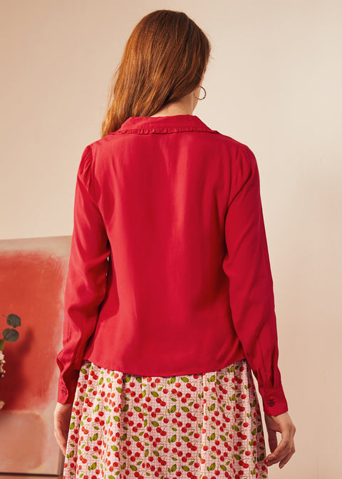 Starlet Power Button-Down Top