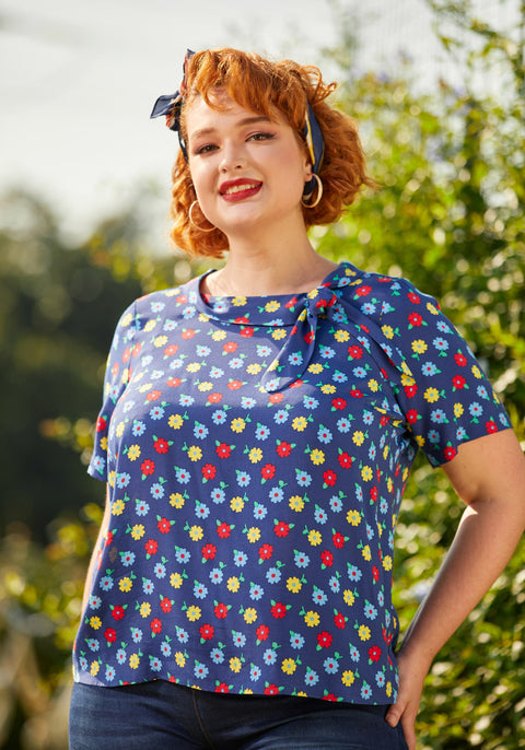 Taken To Traveling Blouse