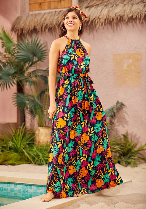 Navy Print