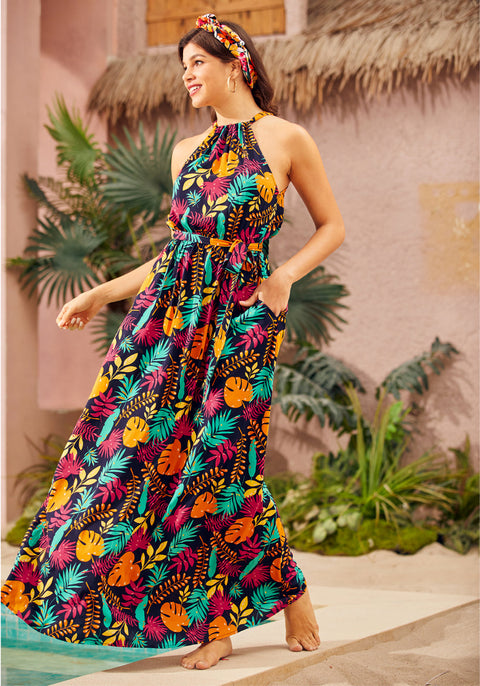 Navy Print