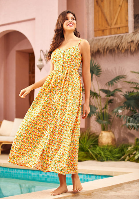 Quite Clearly Charismatic Midi Dress