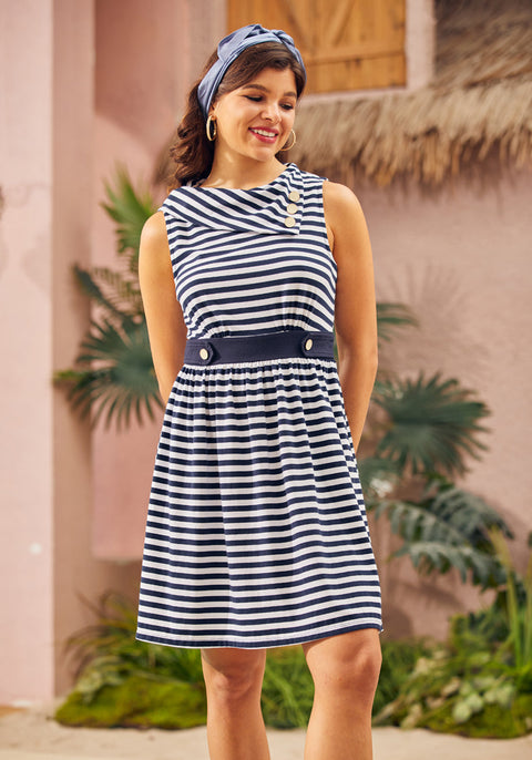 Navy Stripe