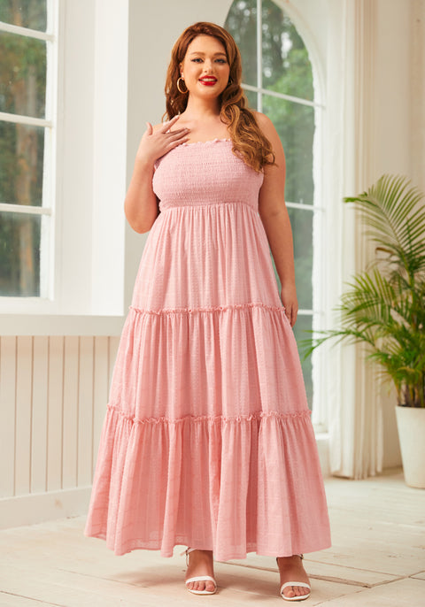 Boho on the Range Smocked Maxi Dress (Final Sale)