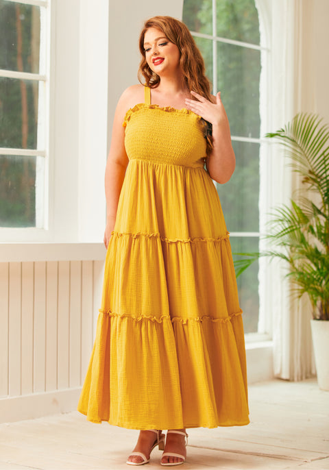 Glimmering Goddess Maxi Dress