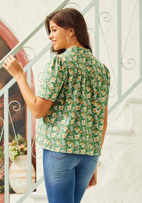 Green Floral