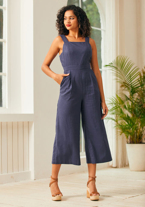 A Playful Bouquet Jumpsuit (Final Sale)