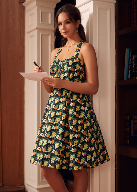 Midnight Garden Mini Dress