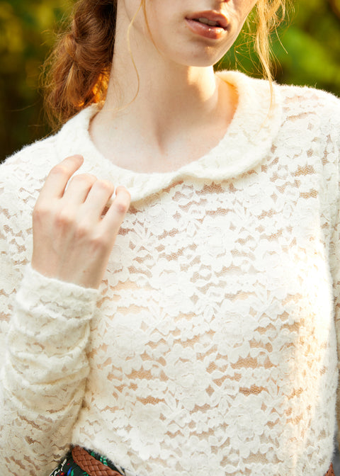 Sweep Me Off My Feet Peter Pan Collar Tee