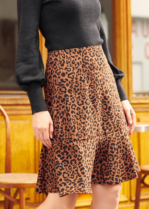 Ruffle Some Feathers Hem Skirt