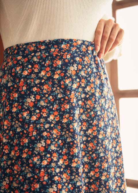 Excellence Attained Knit Midi Skirt