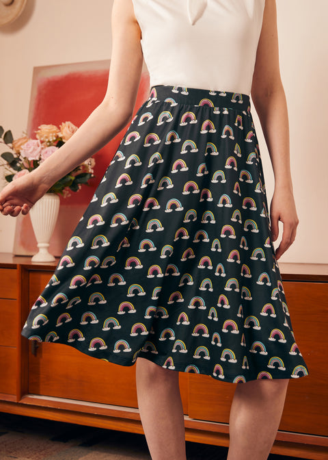 Excellence Attained Knit Midi Skirt