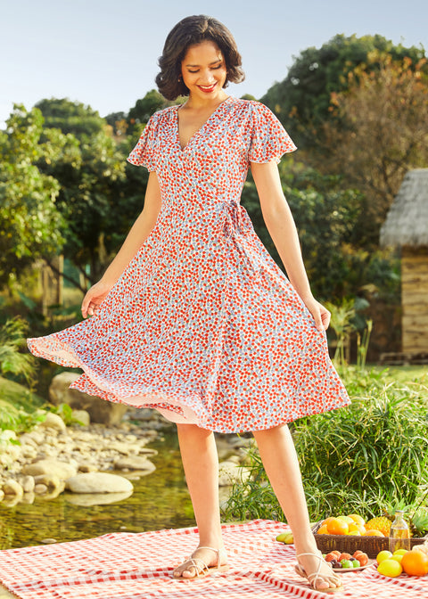 Vintage Vogue Cape Dress (Final Sale)