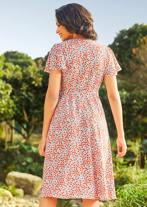 Vintage Vogue Cape Dress