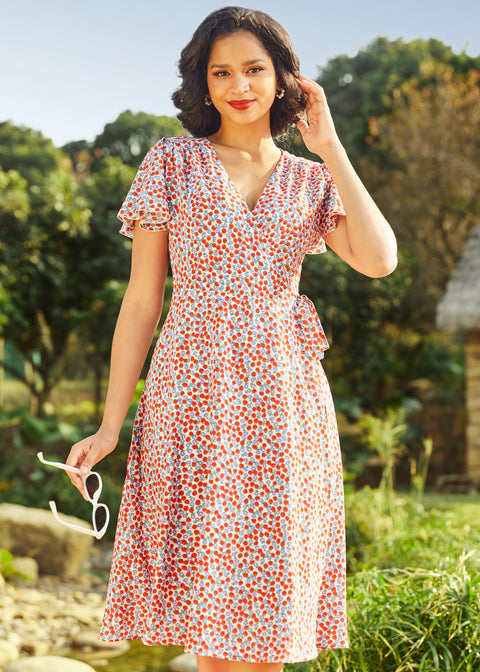 Vintage Vogue Cape Dress (Final Sale)