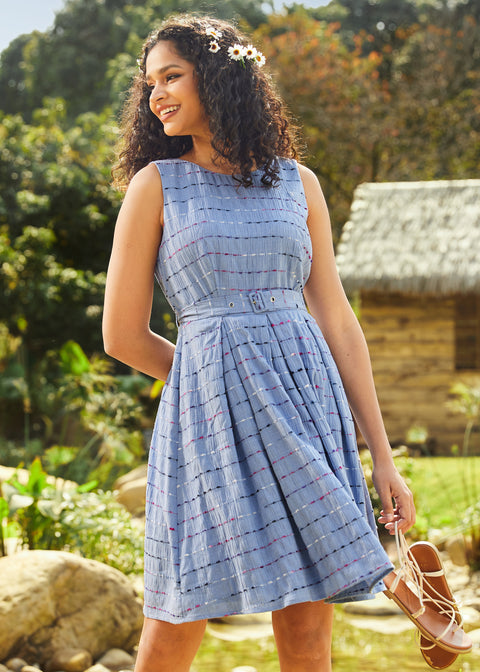 Sailor's Reverie Fit & Flare Dress (Final Sale)