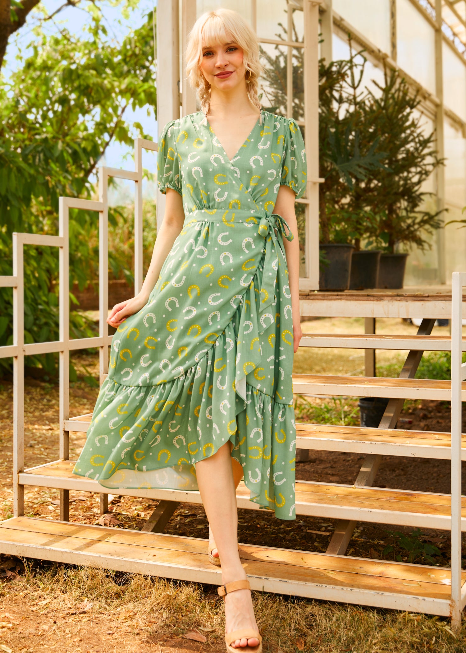 luck be a lady dress modcloth Luck Be a Lady Wrap Dress ModCloth