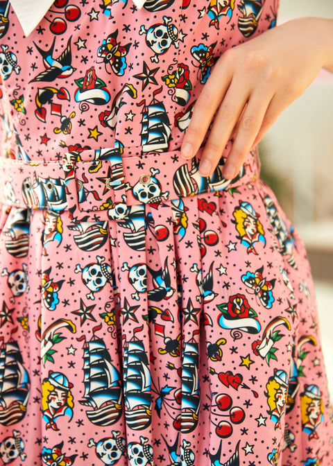 Find Me in Palm Springs Fit & Flare Dress