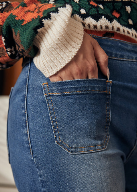 Boardwalk Beauty Wide Leg Crop Jeans