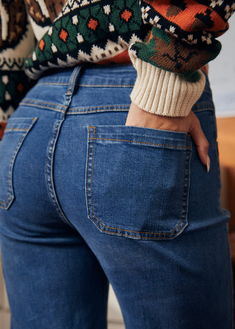Boardwalk Beauty Wide Leg Crop Jeans