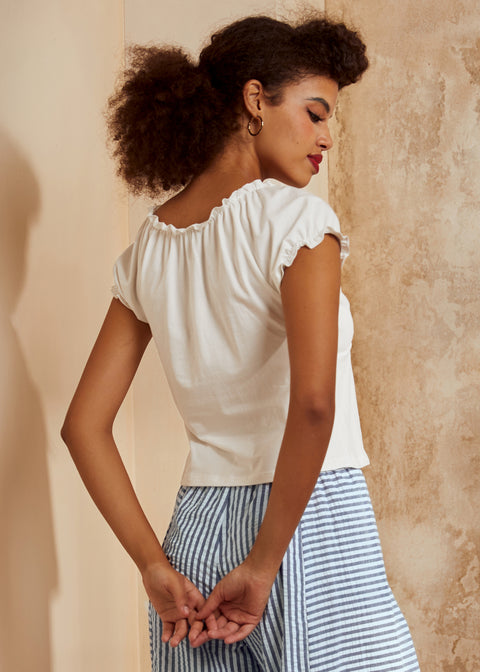 The Darling Detail Bow Tee