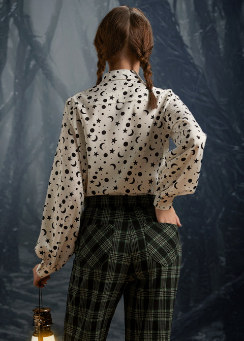 Enchanted Evening Collared Blouse