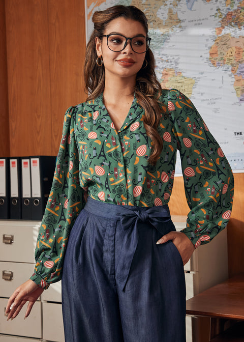 Call It a Classic Camp Collar Shirt