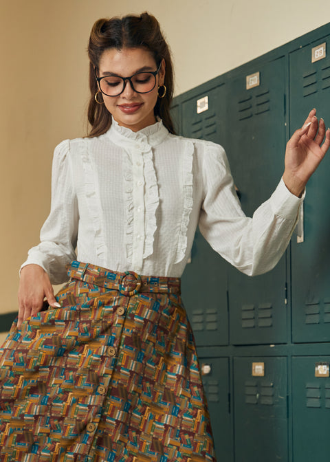 High Frill Blouse
