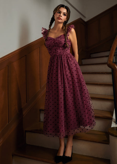 Midsummer Flutter Fit & Flare Dress