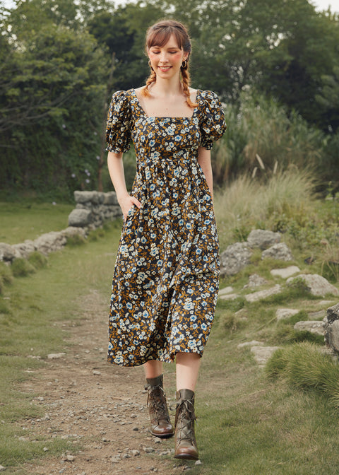 Garden Stroll Fit & Flare Dress