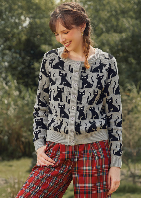 Notes of Nostalgia Crewneck Cardigan