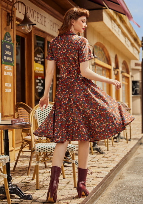 Rustic Elegance Casual Dress
