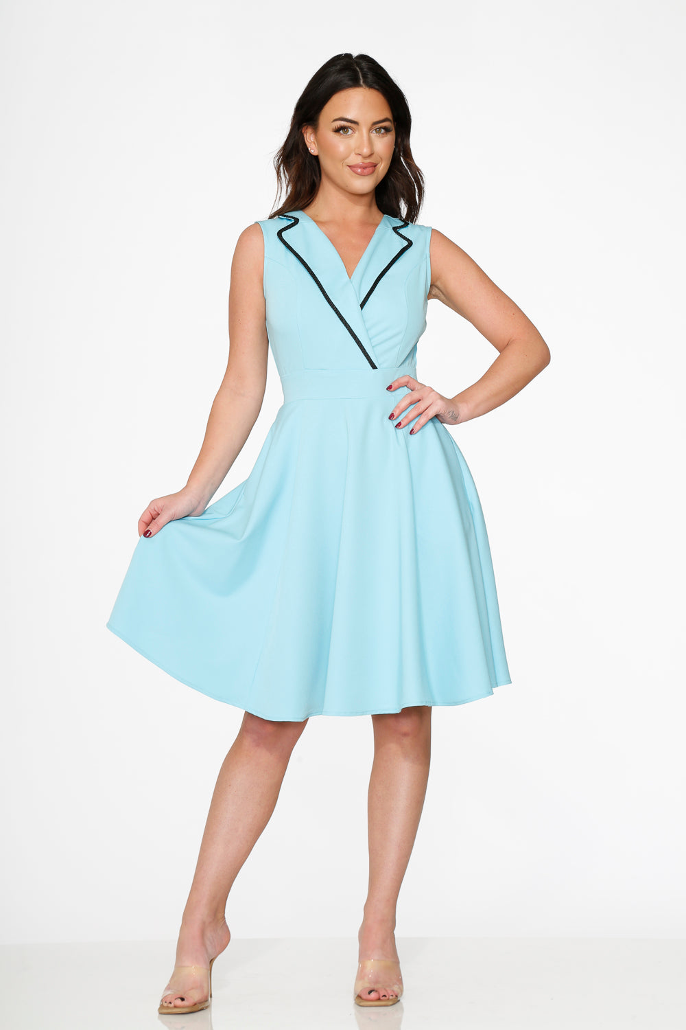 Blue Jenny Swing Dress 14 Blue Jenny Swing Dress 14